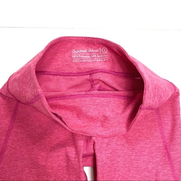 Outdoor Voices Pink Flamingo Color 7/8 Length Workout Tights Leggings - Picture 8 of 10